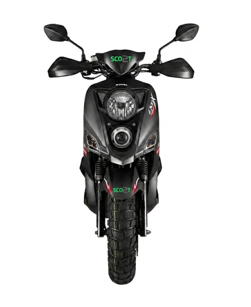 Roller Benzin 50cc, Klasse AM, Sym Crox 50 oder ähnlich (€ 90 pro Woche, € 210 pro Monat)